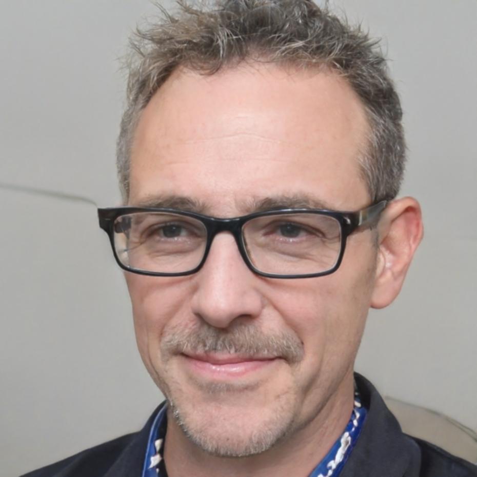 Portrait of Tomáš Vrábel, data journalism instructor